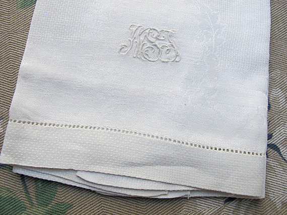 Damask face clothes